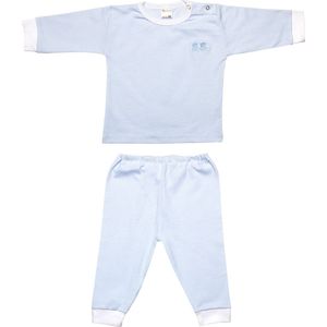 Beeren Bodywear Jongens Pyjama Stripe - Blauw - Maat 74/80