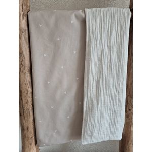 Wiegdeken - Wagendeken / Kleine liefde - Hydrofiel / Baby Creaties
