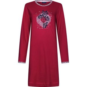 Pastunette dames nachthemd lange mouw -Rood - 48