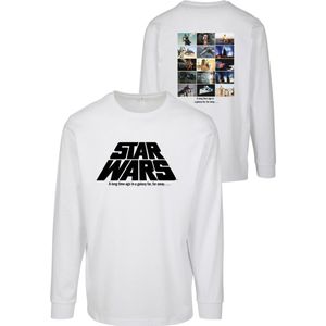 Merchcode Star Wars - Photo Collage Longsleeve shirt - M - Wit