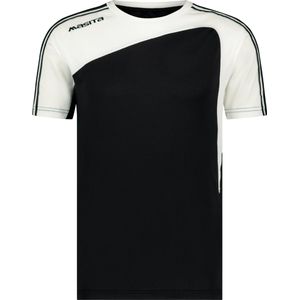 Masita | Sportshirt Forza - Licht Elastisch Polyester - Ademend Vochtregulerend - BLACK/WHITE - XL