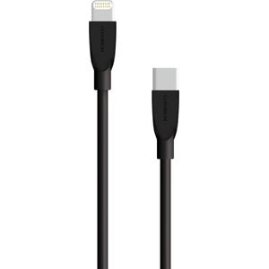 Mobiparts Apple Lightning to USB-C Kabel 2A 1m - Zwart