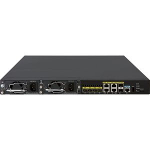Hewlett Packard Enterprise MSR3620-DP bedrade router Gigabit Ethernet Zwart