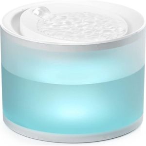 Waterfontein Cat met filters inbegrepen - Ultra stille kattenfontein aangedreven door afzonderlijke oplaadbasis Waterfontein Cat voor katten en honden - Ultra stille kattenfontein aangedreven door afzonderlijke oplaadbasis