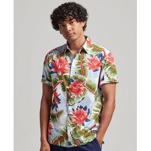 Superdry Vintage Hawaiian Shirt Met Korte Mouwen Veelkleurig L Man