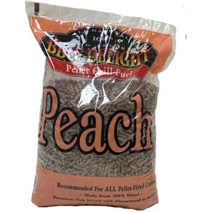 BBQr's Delight Perzik pellets 9,07 kg - Pelletsmoker pellets - Rookpellets