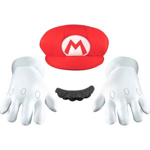 Mario's accessoires set voor kinderen - Verkleedattribuut - One size