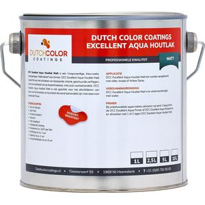 DCC Excellent Aqua Houtlak Matt - 20L - Wit