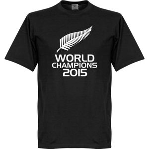 Nieuw Zeeland Rugby World Champions 2015 T-Shirt - XS