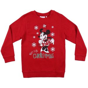 Disney kersttrui - Minnie Mouse - Mickey Mouse - Rood - Kerst - Feestdagen - Unisex - Maat 158 - Inclusief cadeauverpakking