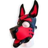 BRUTUS Vegan Ruff Pup Hood Black-Red