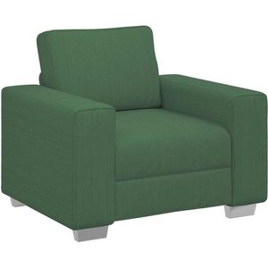 vidaXL - Sofastoel - Donkergroen - 60 - cm - Corduroy - Stof
