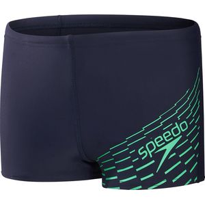 Speedo Medley Logo Aquashort Marine/Groen Jongens Sportzwembroek - Maat 164