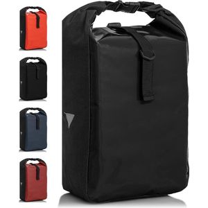 Fietstas voor bagagedrager, waterafstotend en tot 10 kg, fietstas bagagedrager van zeildoek, bagagedragertas, fietstassen achterop