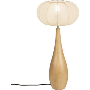 Lumidora Tafellamp 31434 - E27 - Beige - Hout - Naturel - ⌀ 30 cm