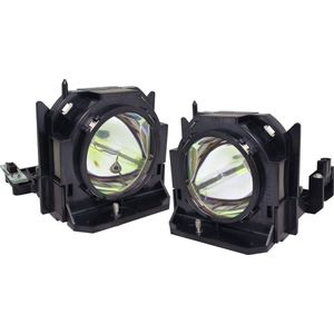 Beamerlamp geschikt voor de PANASONIC PT-D5000US beamer, lamp code ET-LAD60W / ET-LAD60AW. Bevat originele SHP lamp, prestaties gelijk aan origineel.