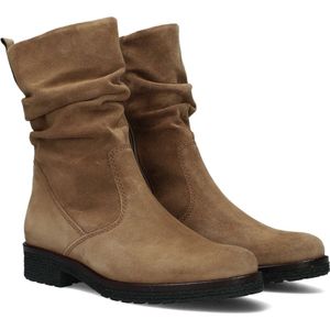 Gabor 703.1 Enkellaarsjes - Enkelboots met rits - Dames - Camel - Maat 39