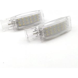 XEOD LED interieur verlichting - 6500K - Zonneklep - Makeup spiegel - Plug en play - Geschikt voor: Volkswagen, Skoda & Skoda - Canbus - 2 stuks 6000K
