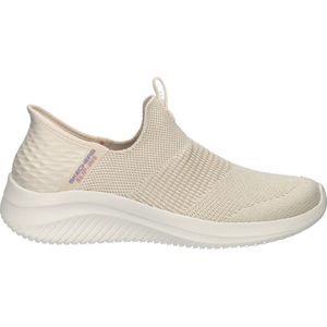 Skechers Hands Free Slip-Ins Ultra Flex 3.0 dames sneaker - Beige - Maat 40