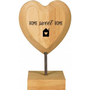 Wooden Heart - Home sweet home - Lint: Speciaal voor jou - Cadeauverpakking