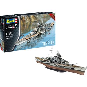 1:350 Revell 05096 Duits Slagschip Tirpitz - Limited Edition Plastic Modelbouwpakket