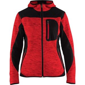 Blaklader Dames Vest met Softshell 4931-2117 - Rood/Zwart - L