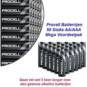 Procell 20 X AA + 30 X AAA Batterijen - Mega Voordeelpak -