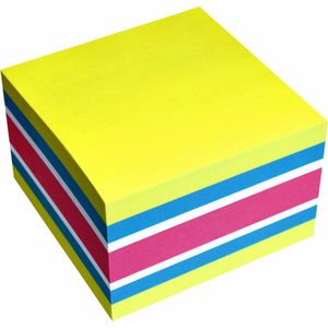 Info Notes - Sticky Notes Cubes - 75 x 75 mm - assorti - 450 vel - IN-5654-51