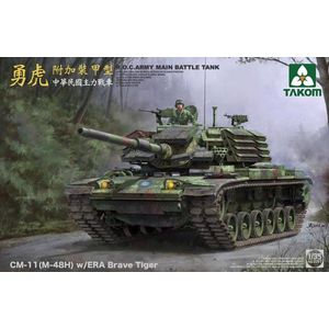 1:35 Takom 2091 CM-11 Brave Tiger w/ERA - M48H Plastic Modelbouwpakket