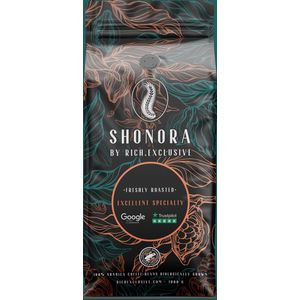 Shonora Excellent Specialty. 1000 gram ongemalen bonen. Guji Gerba Dogo Grade1 Natural. Direct Trade. Single Origin. The Original by Rich.Exclusive.