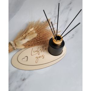 Huisparfum liefste zus - Huisparfum - Liefste zus - Geurstokjes - Zwart