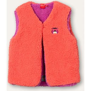 Oilily - Cuzz reversible cardigan - Rood - 104/4yr