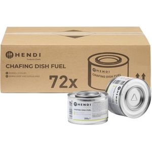 Hendi Brandpasta voor Chafing Dish - Brandgel 200g - ( 72 Stuks )
