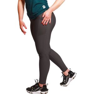 Marrald Pocket Rib Sportlegging - High Waist Yoga Hardlopen Fitness - Grijs XS
