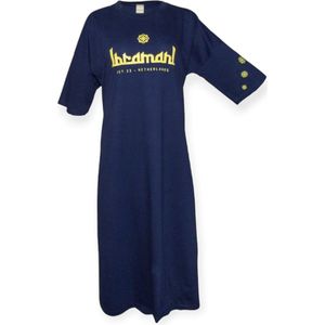 Ibramani Authentic T-Shirt Navy Blue - Dames T-shirt Jurk - Zomer T-Shirt - Oversized T-Shirt - Premium Katoen - Dames Kleding