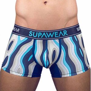 Supawear Sprint Trunk Woody Blue - MAAT S - Heren Ondergoed - Boxershort voor Man - Mannen Boxershort