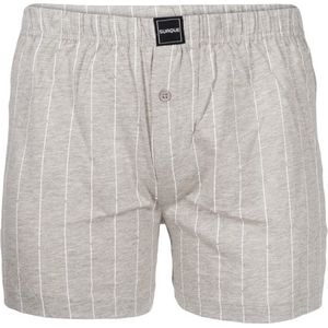 Suaque/Ginosanti wijde heren boxershort - Streep - XL - Grijs