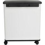 ZRSS® Prullenbak 60 liter - Vuilnisbak 2 Vakken - Afvalscheider - Afvalscheiding