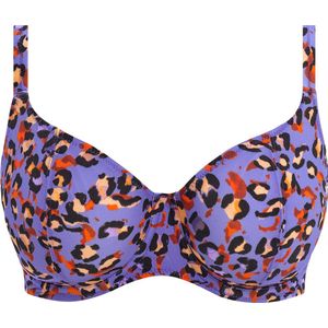 Freya SANTIAGO NIGHTS UW PLUNGE BIKINI TOP Dames Bikinitopje - LEOPARD - Maat 70E