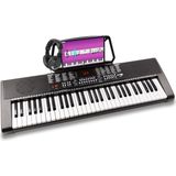 Keyboard - MAX KB4 beginners keyboard piano met 61 toetsen, trainingsfunctie en hoofdtelefoon