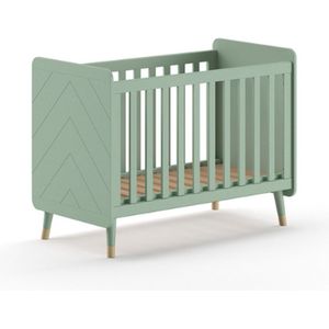 Babybed Billy - 124x68x94 cm - Olijfgroen