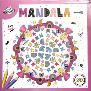 Mandala Kleurboek voor Kinderen Prinses  - geschikt voor kleurpotloden en kleurstiften