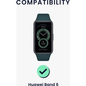 kwmobile 2x armband geschikt voor Huawei Band 6 - Bandjes voor fitnesstracker in donkerblauw / oudroze