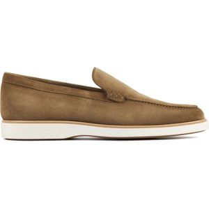 Magnanni Instappers Heren - Instapschoenen / Herenschoenen - Suède - 25117 - Camel - Maat 45