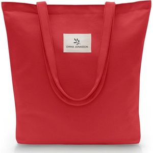 Jute tas - stijlvolle boodschappentas met ritssluiting en binnenzak - stoffen tas met lang handvat - perfecte tas als tote tas, schoudertas, shopper dames groot