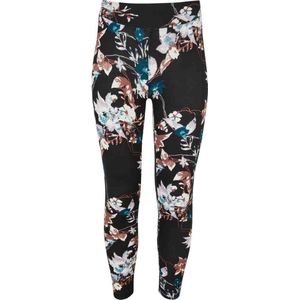 Urban Classics - Soft All Over Print Kinder Legging - Kids 158/164 - Zwart/Multicolours