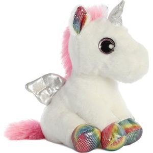 Aurora Knuffel Sparkle Tales Spirit Unicorn 18 Cm Wit