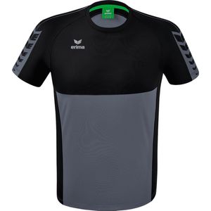 ERIMA Six Wings T-Shirt Slate Grey-Zwart Maat XXXL