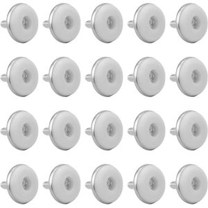 30-delige set Verstelbare Meubelpoten M6 x 30 mm Verstelschroeven Meubelpoten Antislip Versteller Schroef Meubelpoten Verstelbare Ronde Nivelleervoeten M6 Schroefpoten voor Meubels Tafel