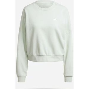 Adidas Essentials Small Logo Feel Cozy Sweatshirt Wit Vrouw